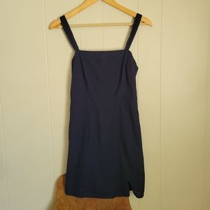 A&F Navy Short Dress with Slit